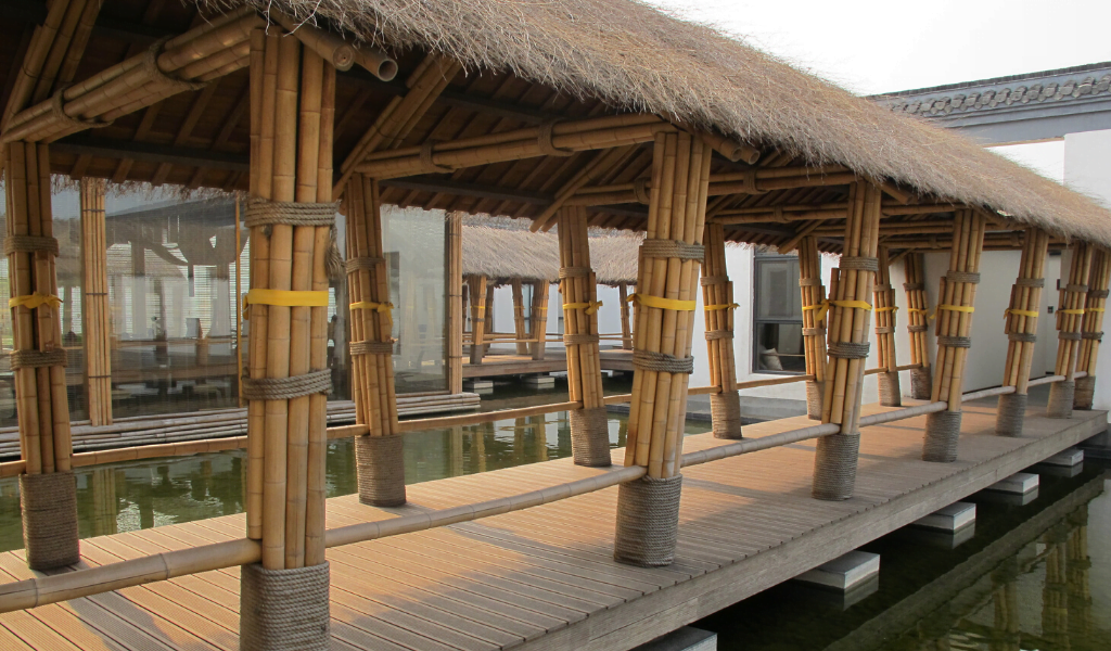 Bamboo decking sustainable air Ventilation