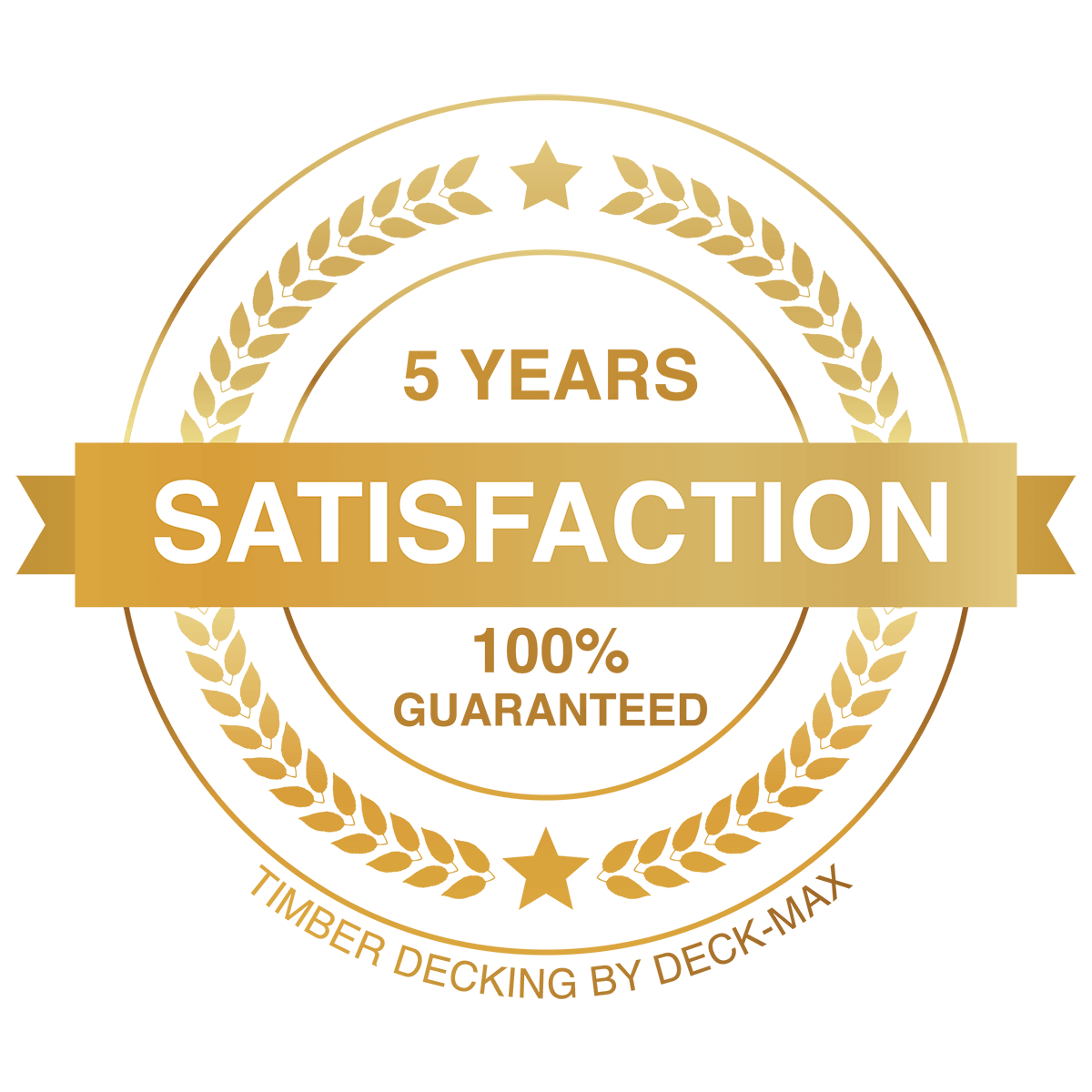 5 Years Satisfaction 100% Guaranteed