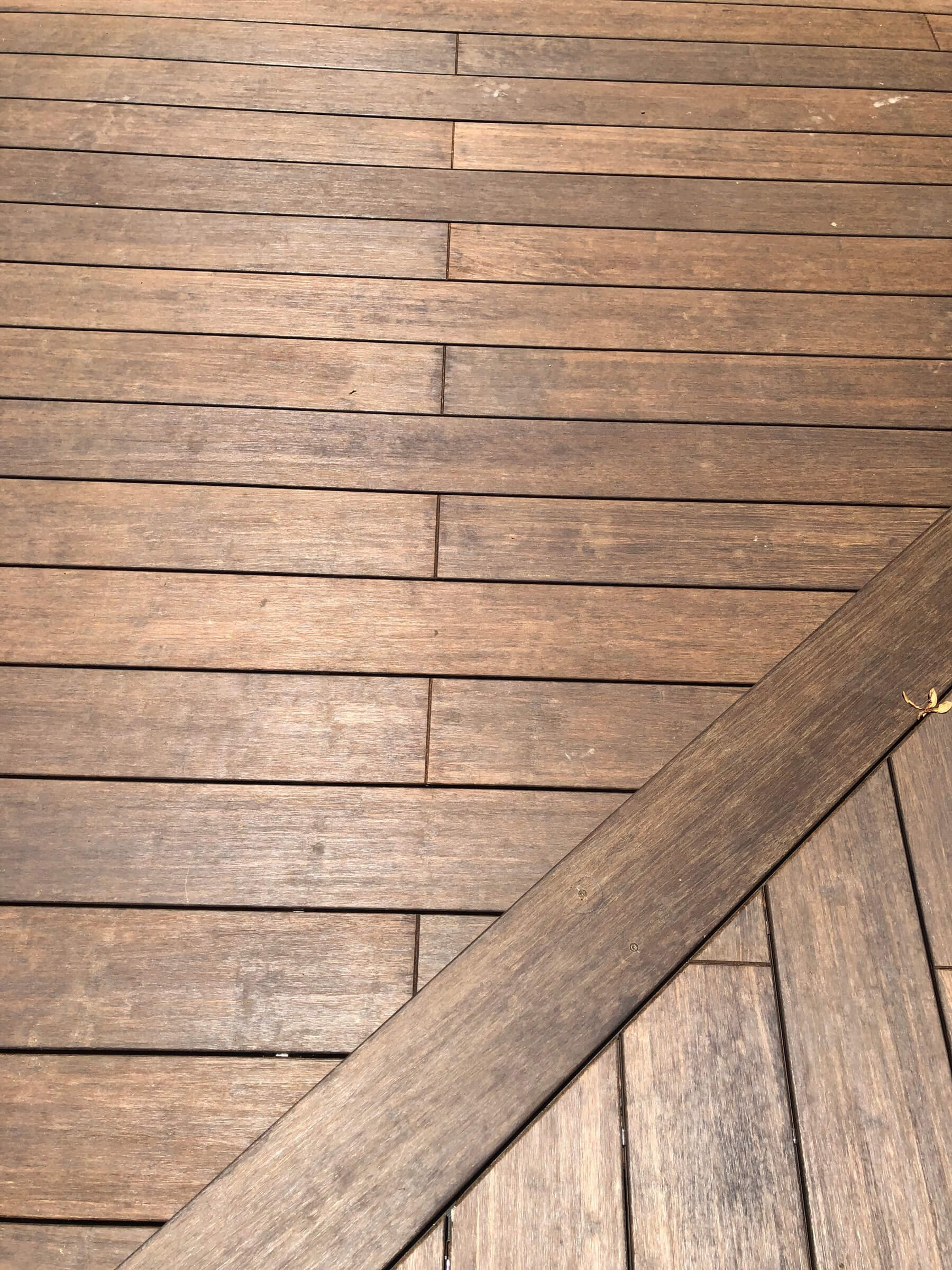 Exterior bamboo porche flooring