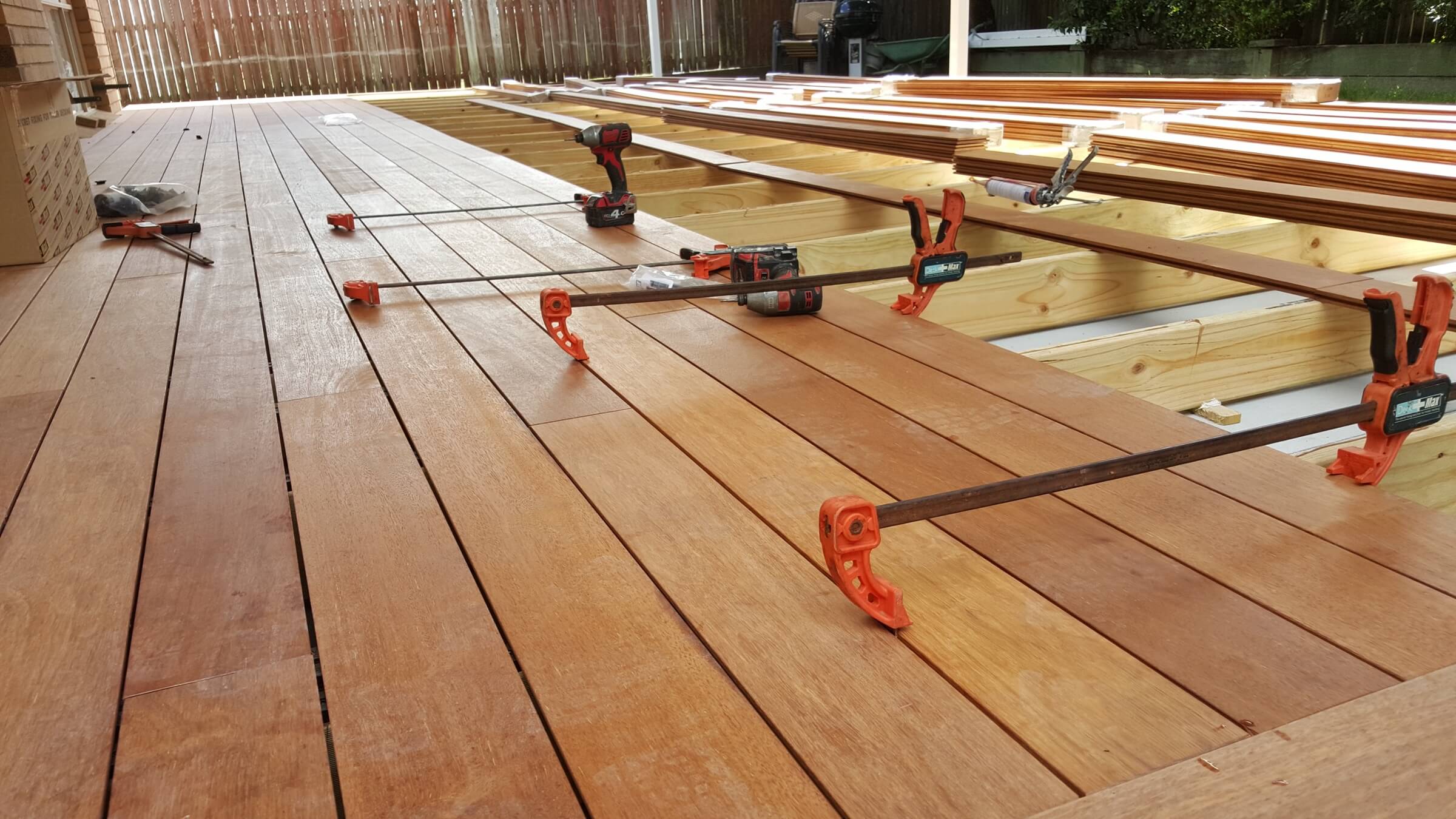 Tools and accessories for decking projects Brisbane Australia