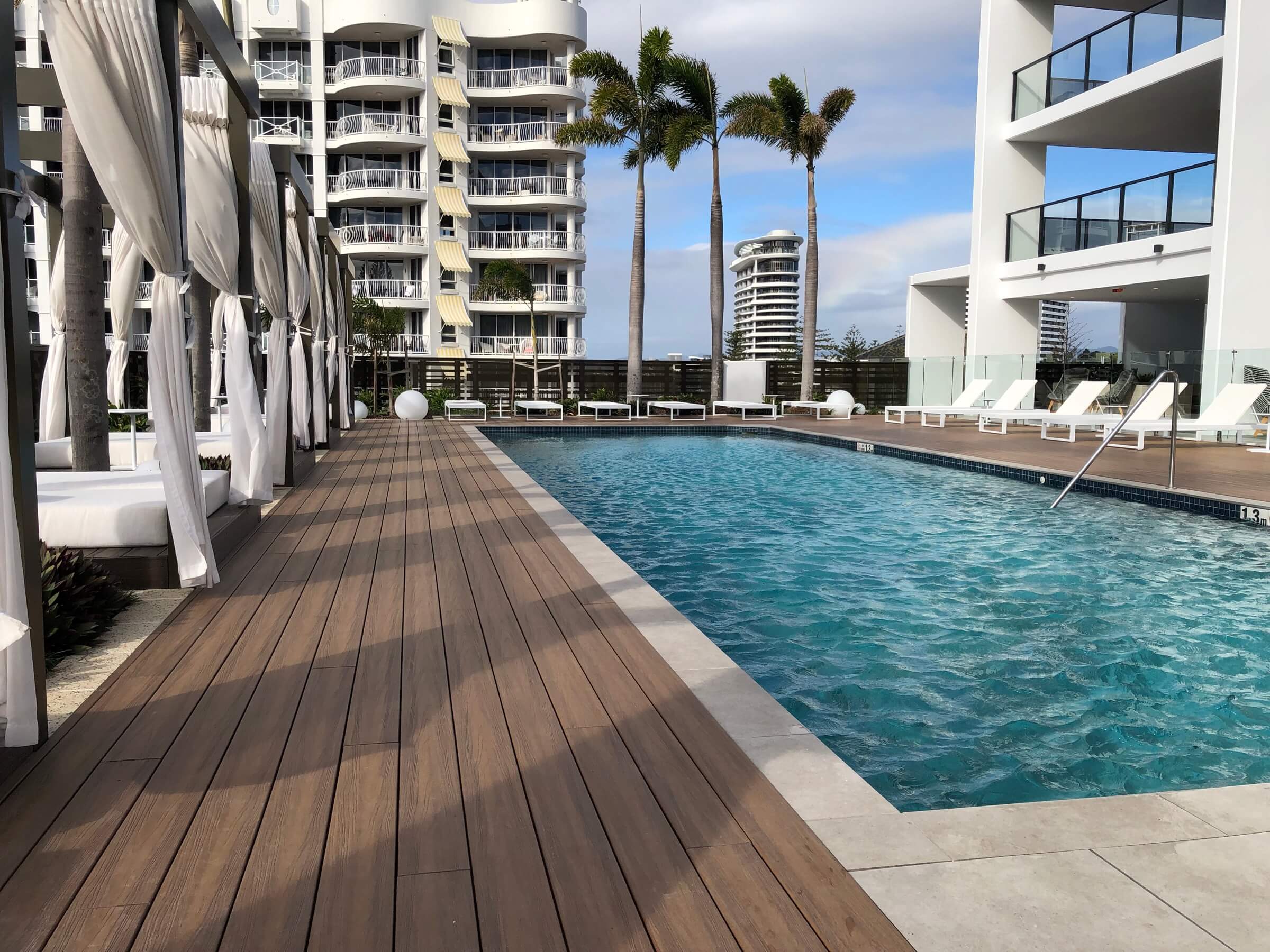 Poolside composite decking Australia