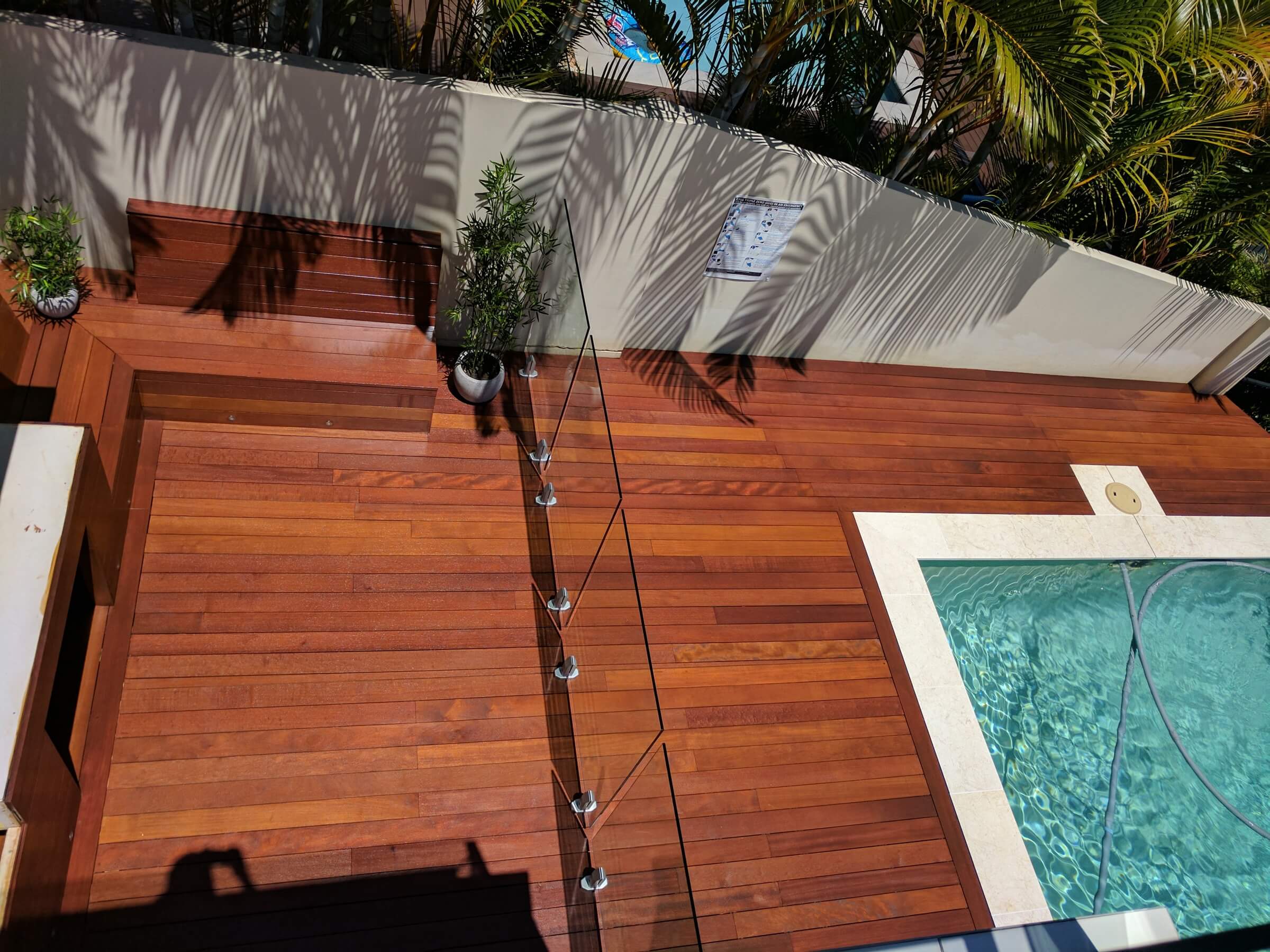 Merbau timber decking solution